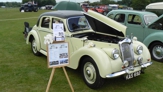 1948 Riley RMA Wedding Car at Classic Car Shows in 2014